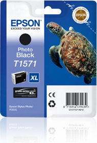 Epson cartouche encre K3 pour Epson Stylus Photo R3000  -  photo black T1571
