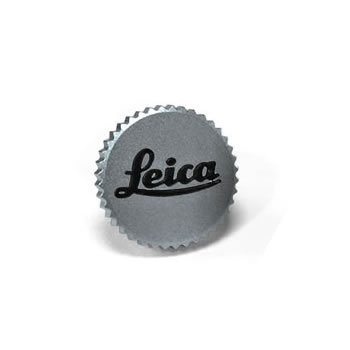 Leica Bouton de déclencheur / Pin's "LEICA", 8mm, chromé