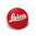 Leica Soft Release Button "LEICA", 12mm, rot