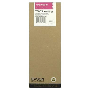 Epson T6063 für Epson Stylus Pro 4880 • Vivid Magenta (220 ml)