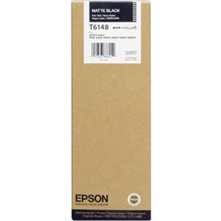Epson T6148 pour Epson Stylus Pro 4400/4450/4800/4880 • Matte Black (220 ml)