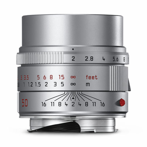 Leica APO-Summicron-M 2/50mm ASPH., silver anodized finish