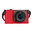 Leica Protector for TL, leather, red