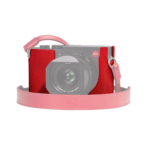 Leica Protector-Q2, Leather, red
