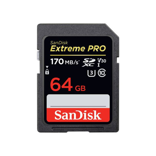 SanDisk Extreme Pro SDXC  64GB 170MB V30 U3
