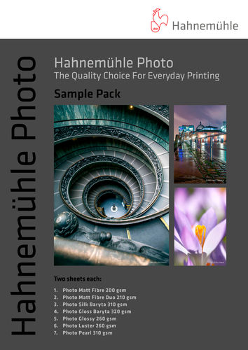 Hahnemühle Photo Sample Pack • A3+
