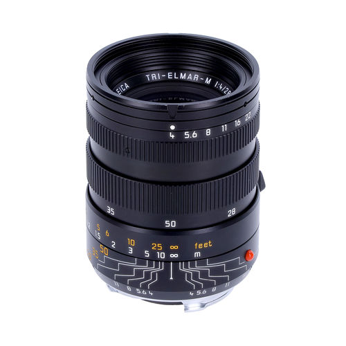 Occasion • Leica TRI-ELMAR-M f/4/28-35-50mm ASPH.(Redes.) (11625)