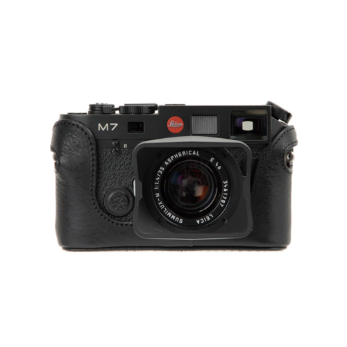 Artisan&Artist LMB M7   •   Leather camera half case for Leica M6 TTL / M7  •   black